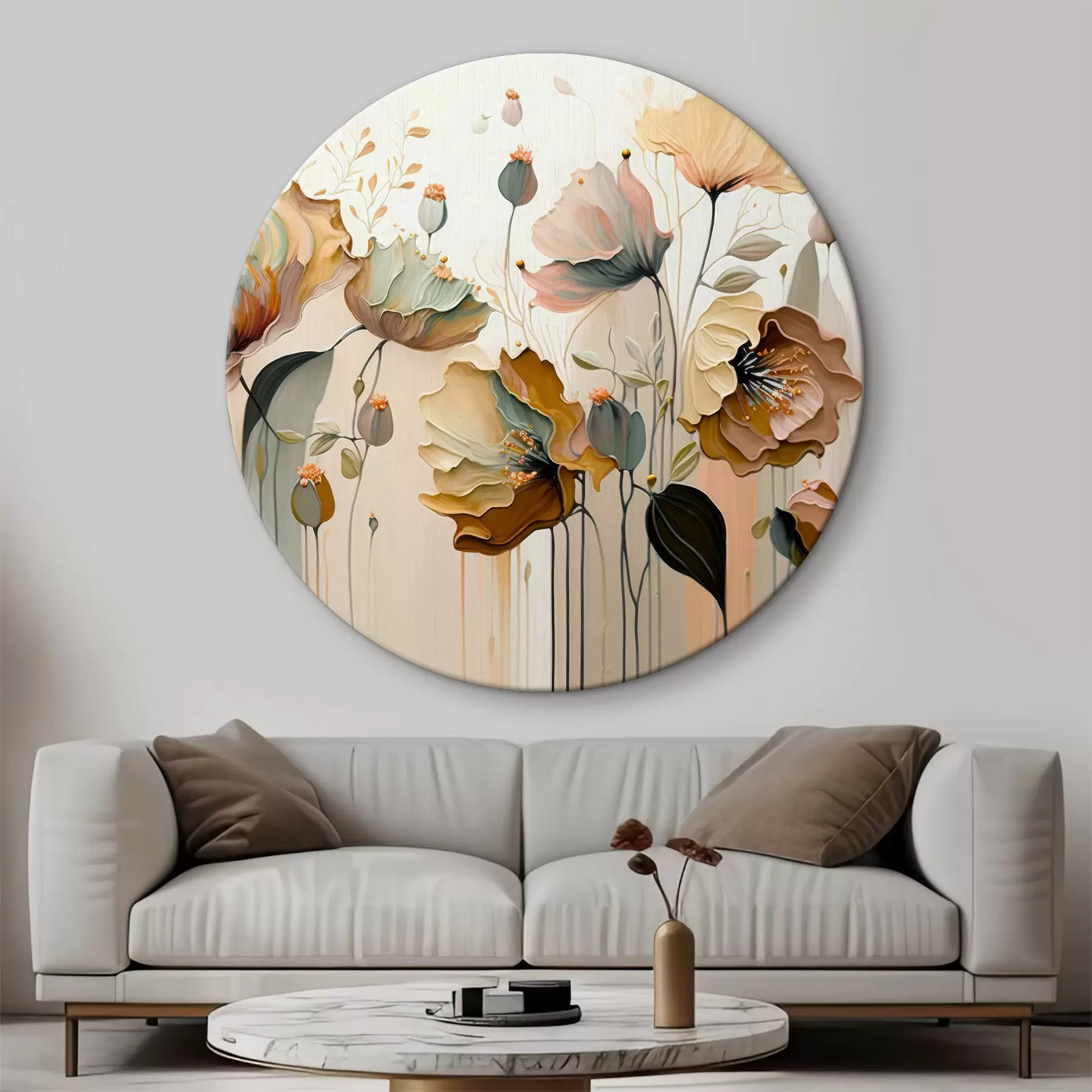 murales de pared Flores de acuarela r37538