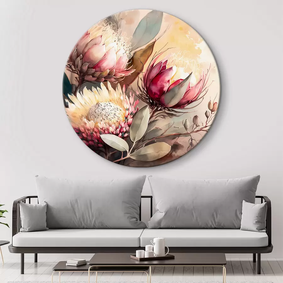 murales de pared Ramo de acuarela r37546