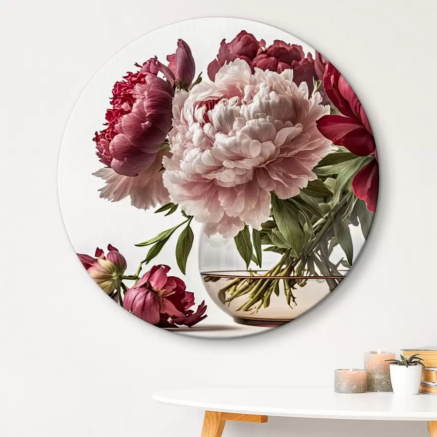 murales de pared Peonías r37549