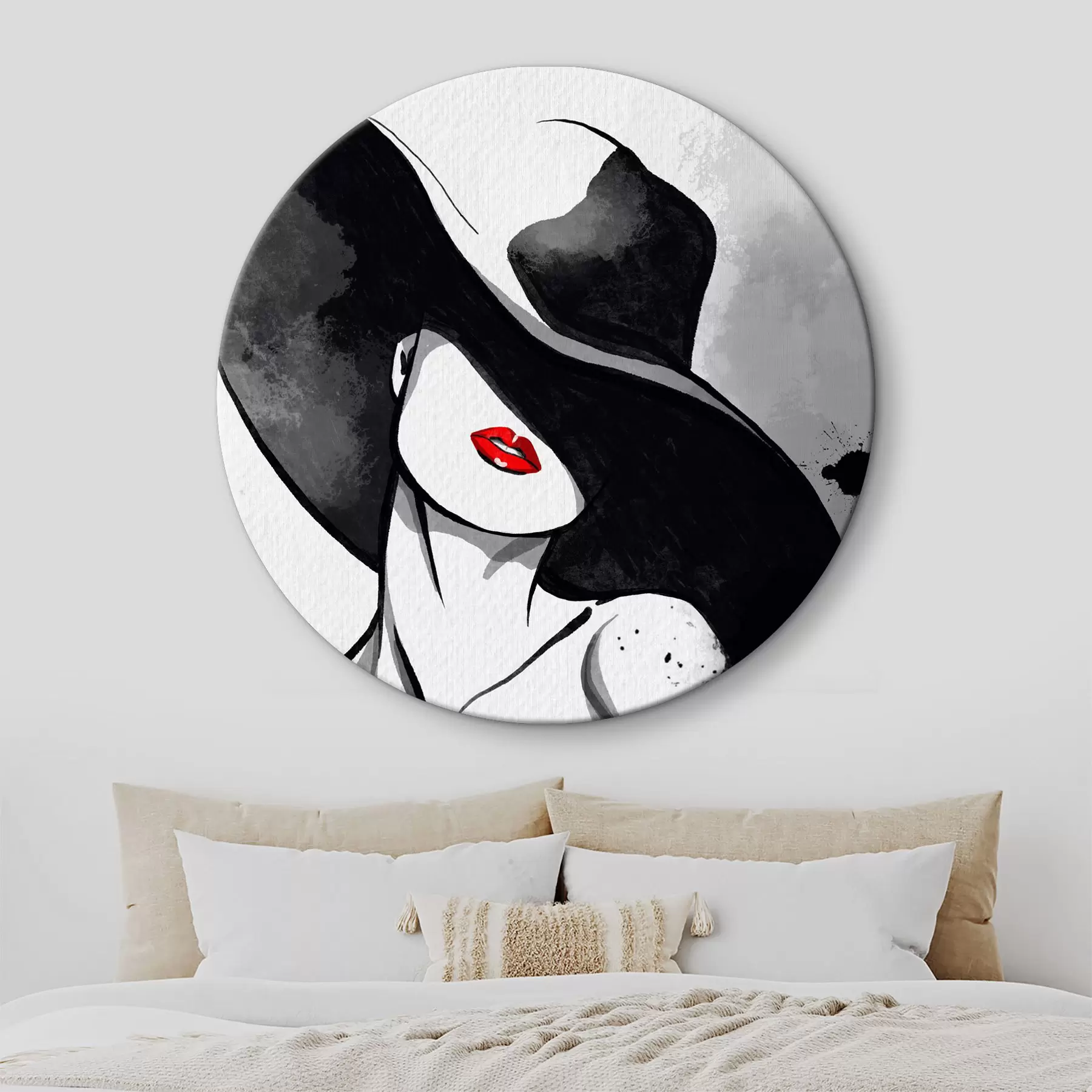 murales de pared Labios rojos r37745