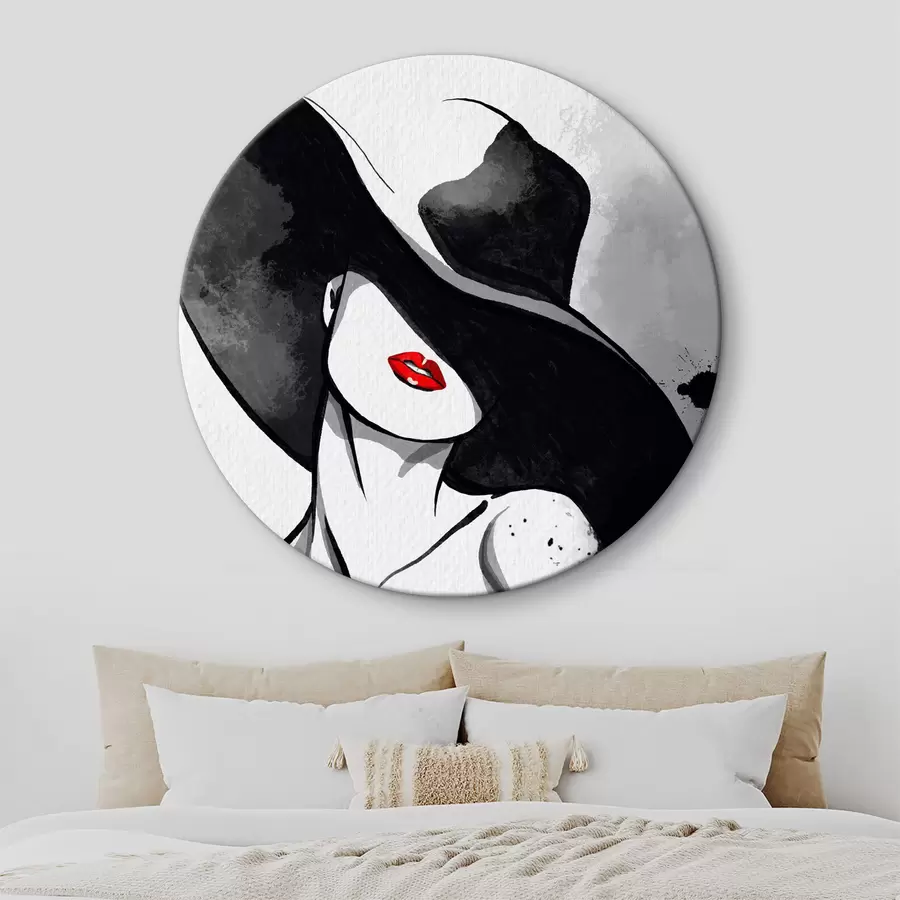 murales de pared Labios rojos r37745