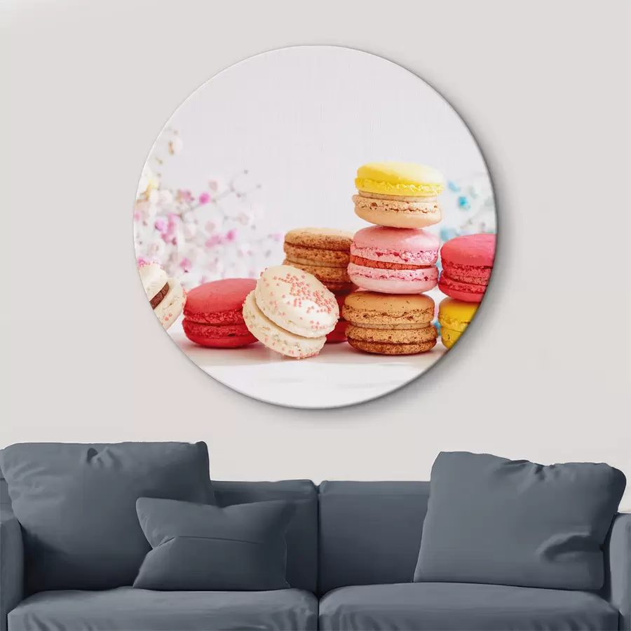 murales de pared Macarons r37757