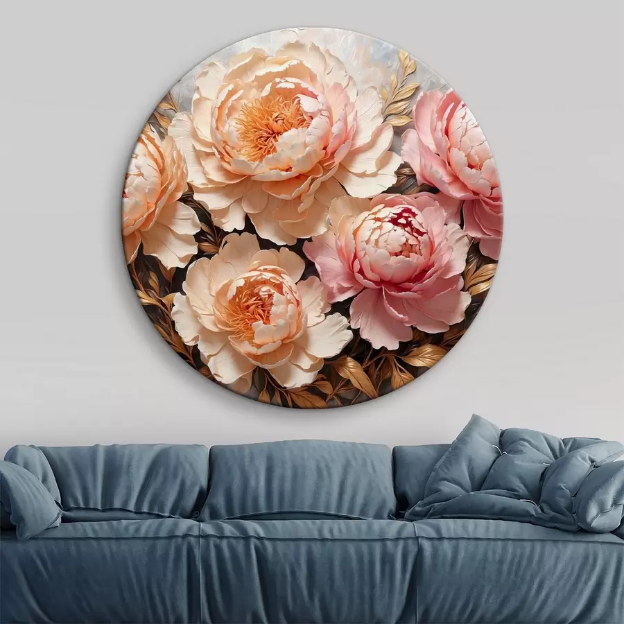 murales de pared Peonías r38065