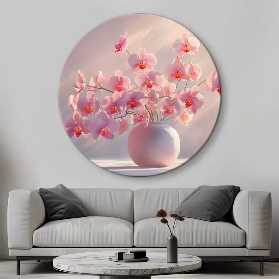murales de pared orquídeas rosadas r38700