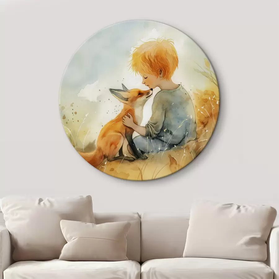 murales de pared El principito con el zorro r38790