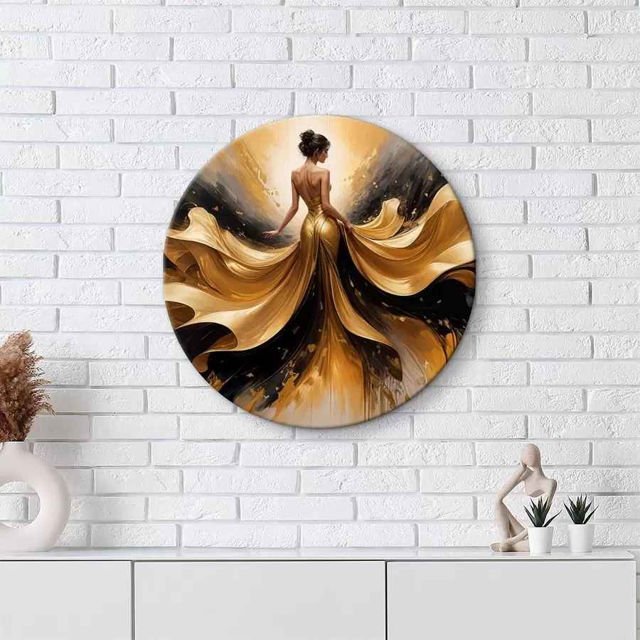 murales de pared Un ramo de lirios blancos en un florero de cerámica azul y blanco sobre fondo azul pintura al óleo naturaleza muerta r38820