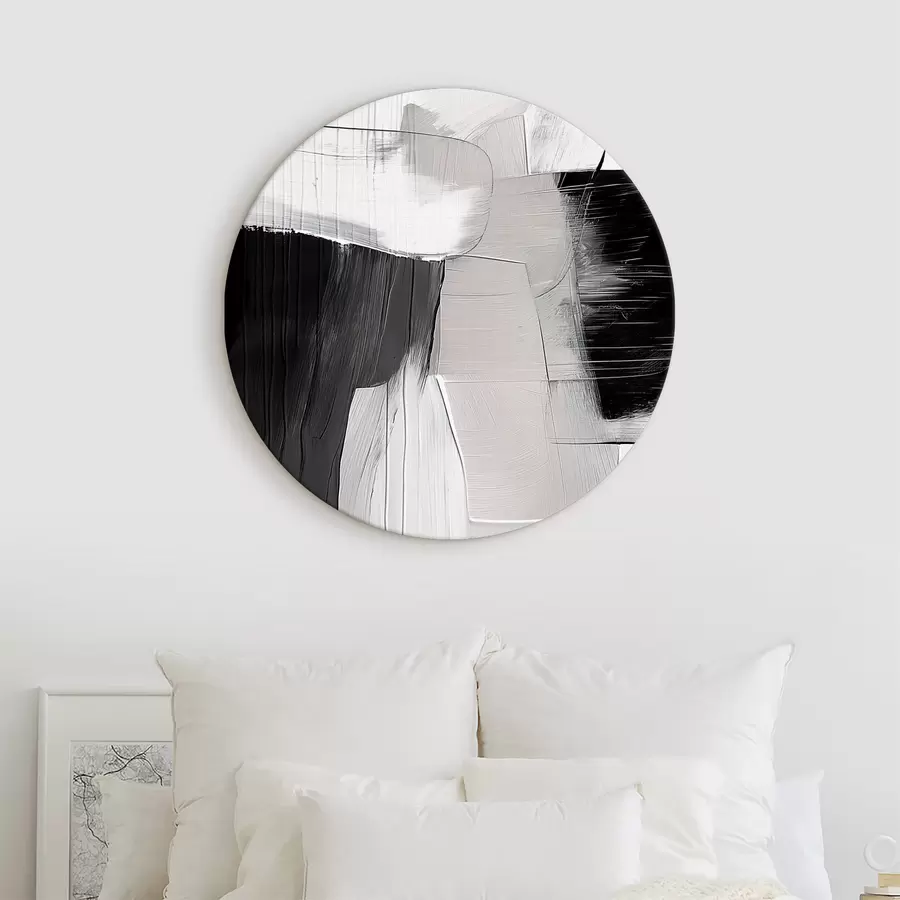 murales de pared Abstracción gris y beige r39015