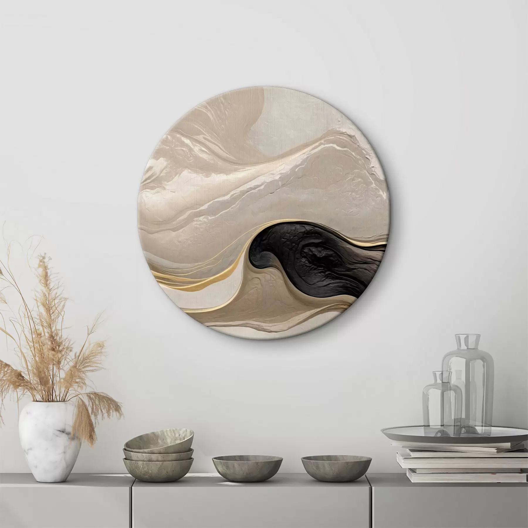 murales de pared Abstracción con imitación de textura r39088