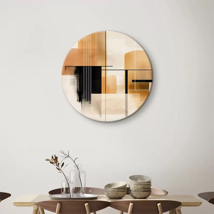 murales de pared Abstracción con formas geométricas r39561