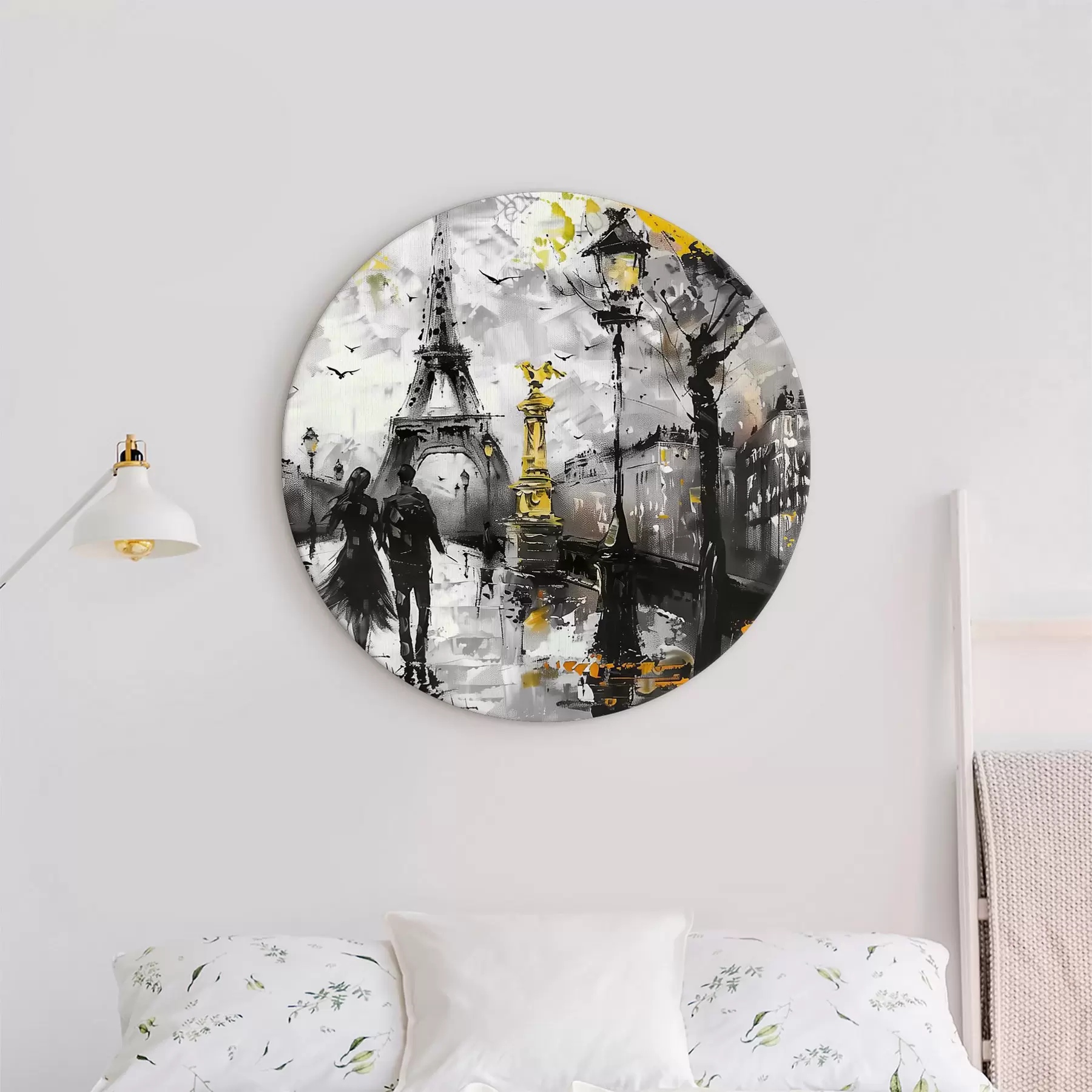 murales de pared Una pareja en París r39692