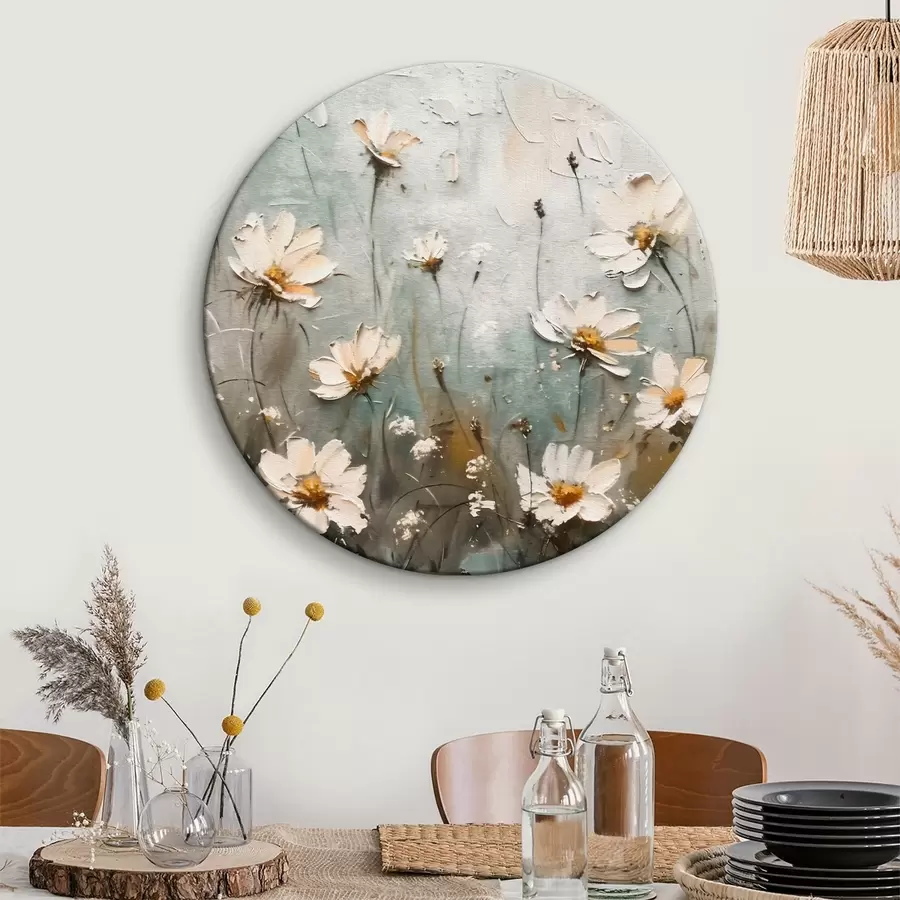 murales de pared Un campo de flores silvestres r39834