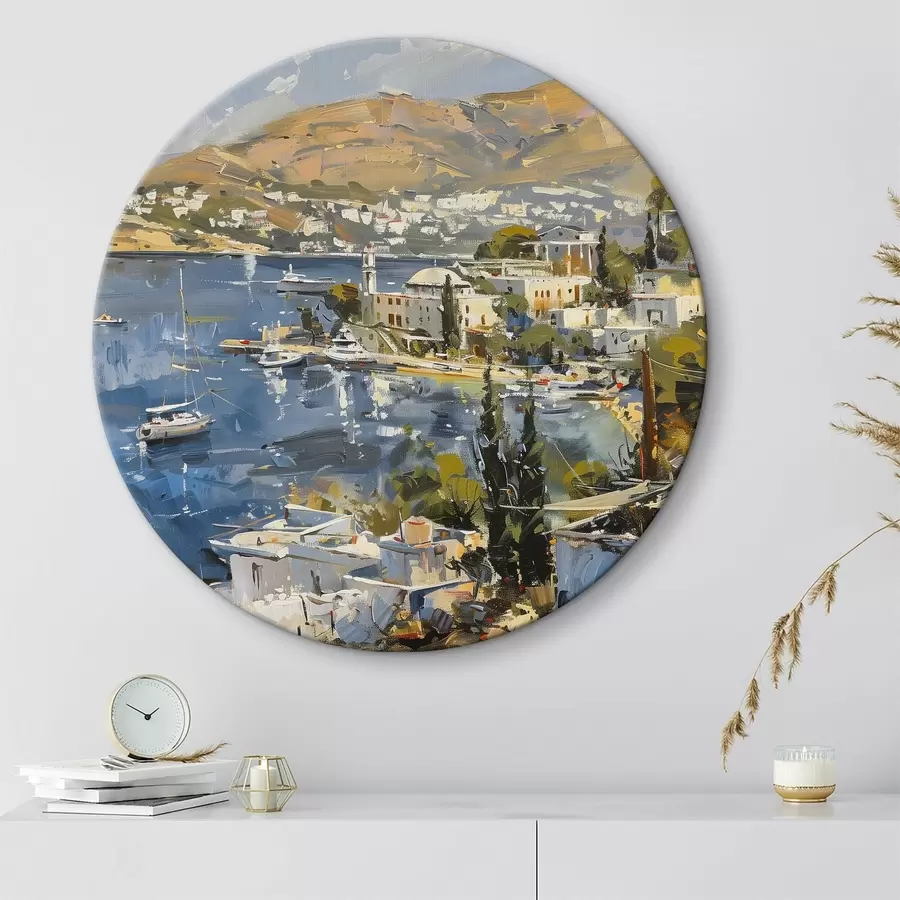 murales de pared Bodrum, una ciudad costera turca r39907