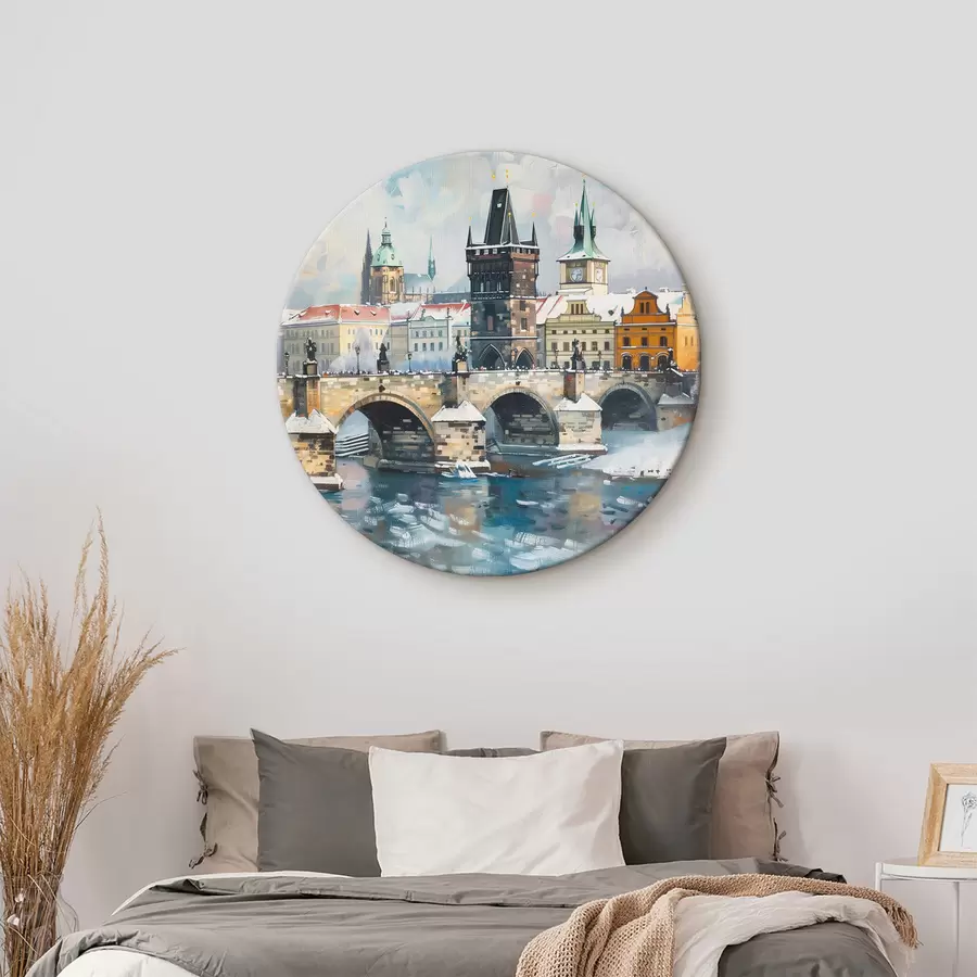murales de pared Puente de Praga r40378