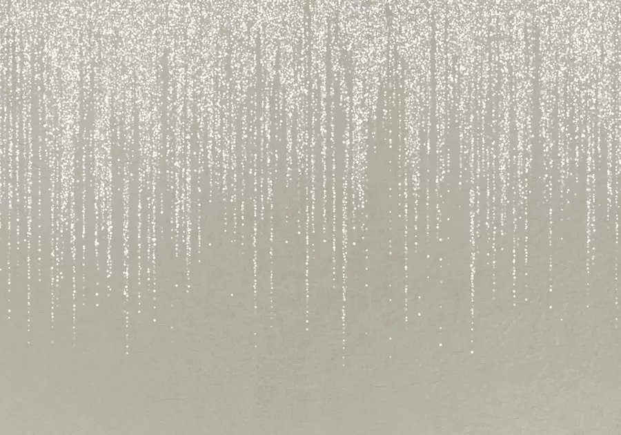 murales de pared Un elegante estampado vertical de guirnaldas punteadas sobre un fondo de textura beige, que crea una sensación de profundidad y movimiento w08470