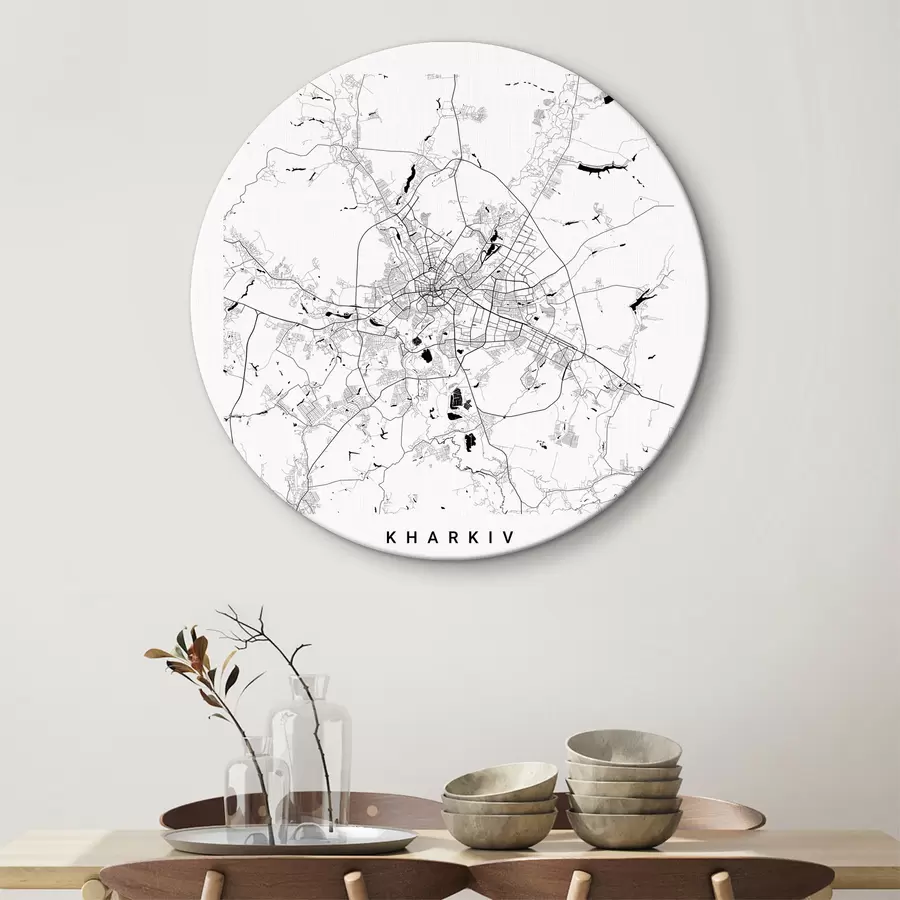 murales de pared Mapa, fuente y arte r31429v1