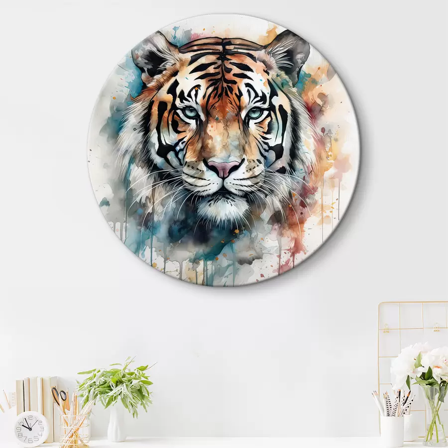 murales de pared Tigre siberiano, tigre de bengala y félidos r32302