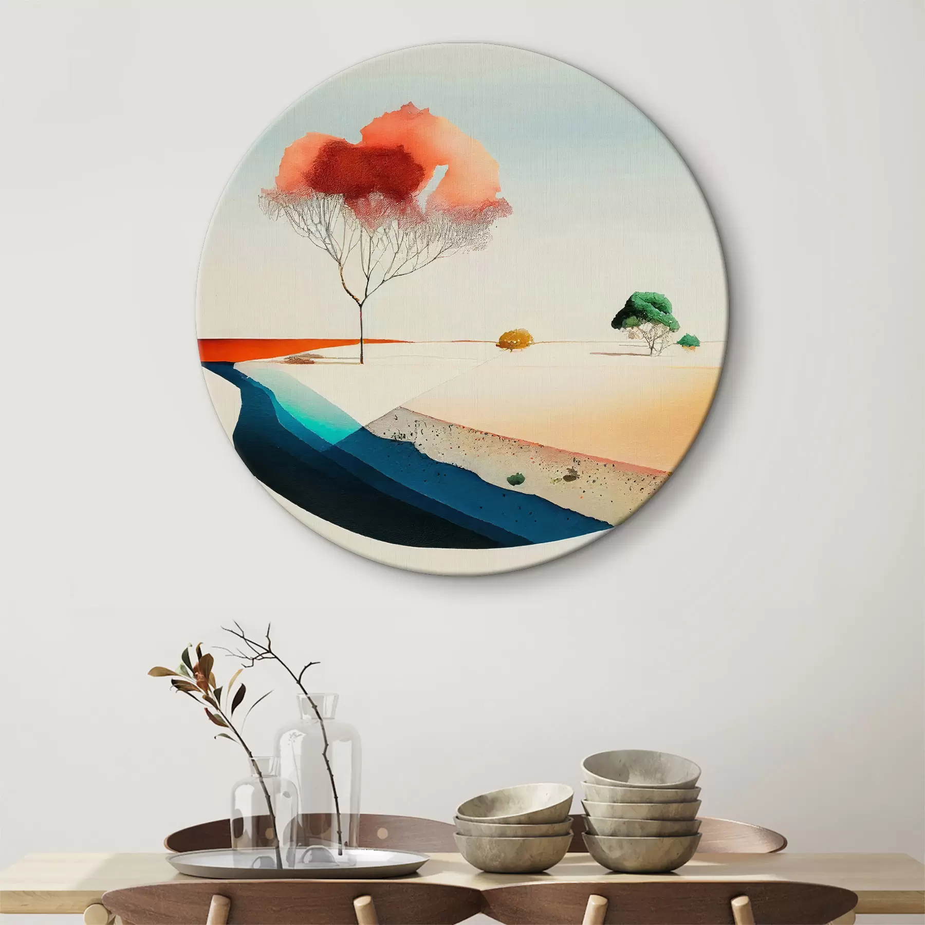 murales de pared Árboles solitarios r35709