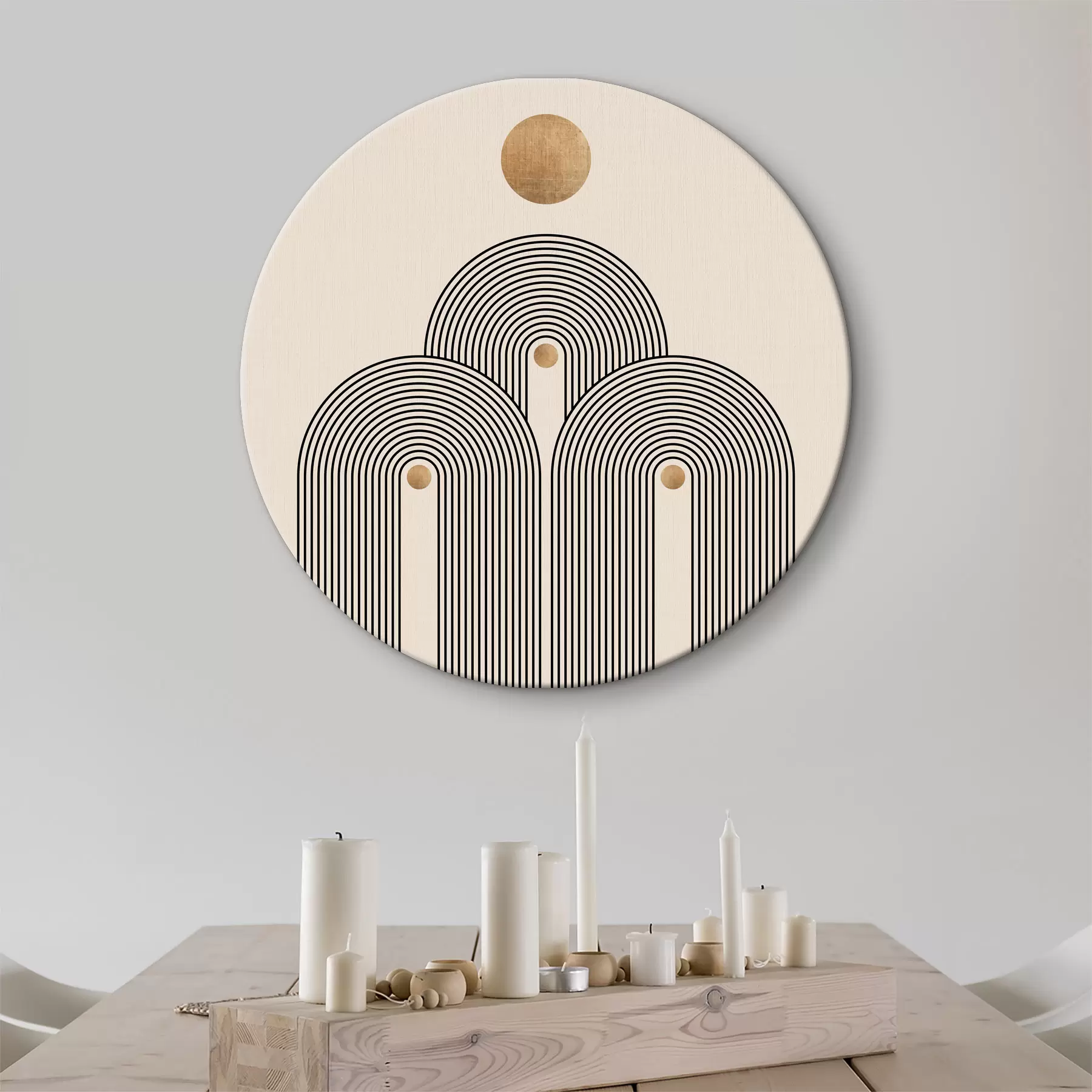 murales de pared Geometría en estilo boho r35929