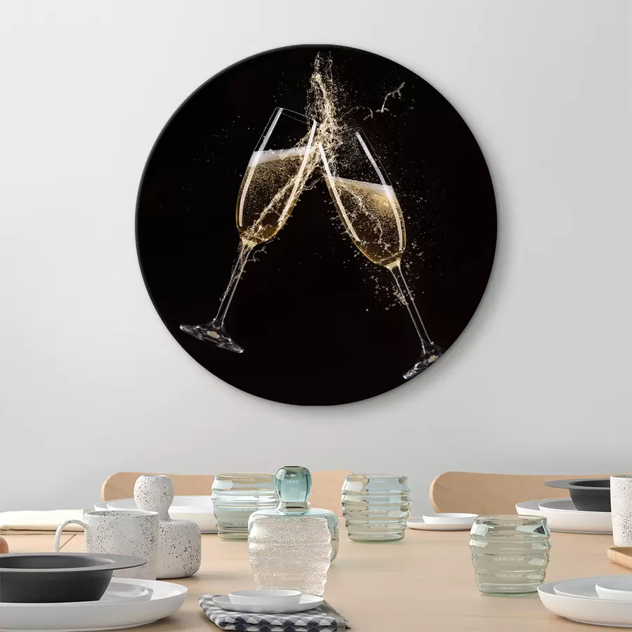 murales de pared Salpicaduras de champán r37040