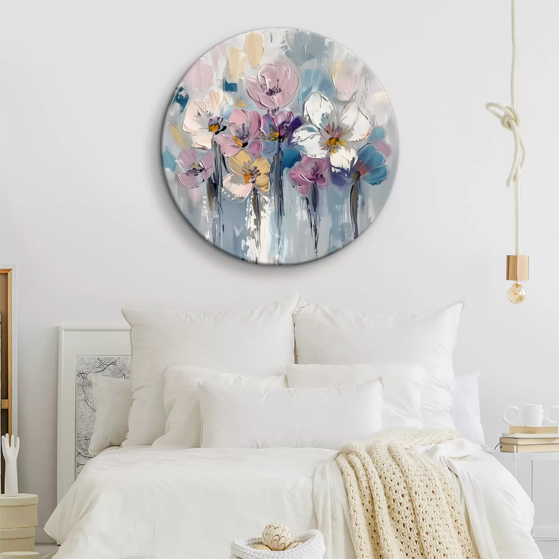 murales de pared flores abstractas r38643