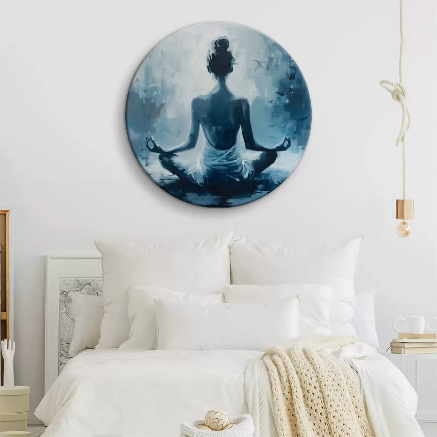 murales de pared Chica relajarse yoga r39079