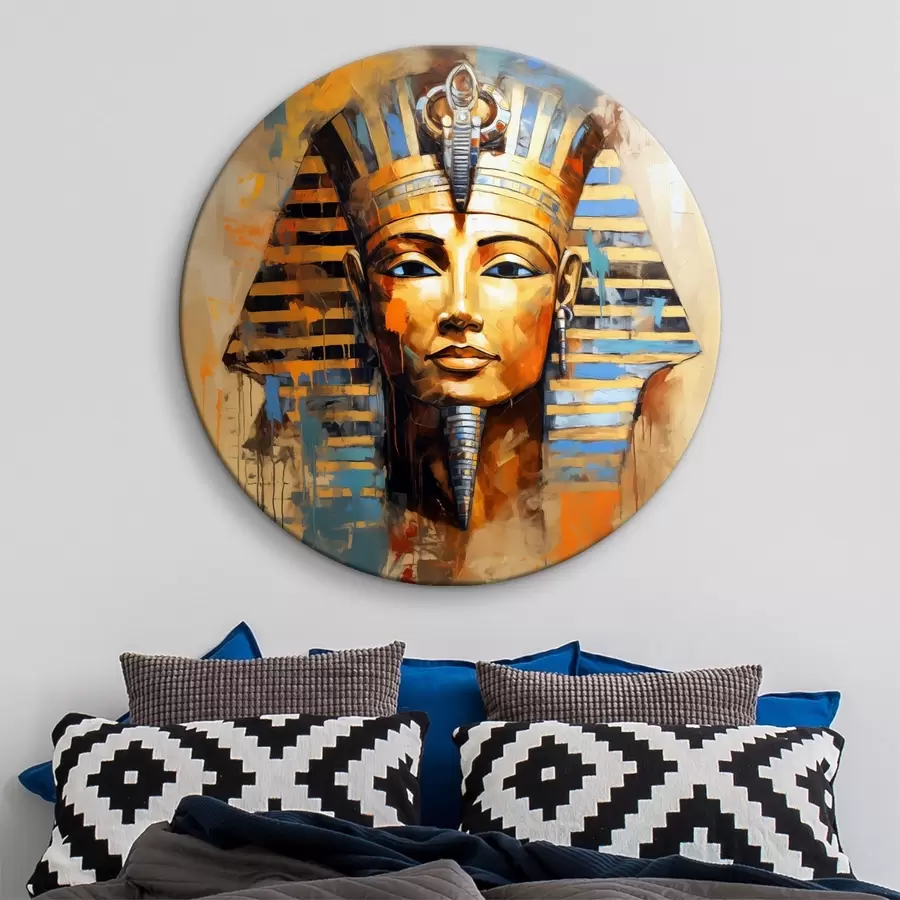 murales de pared Retrato del faraón egipcio pintura al óleo r39332