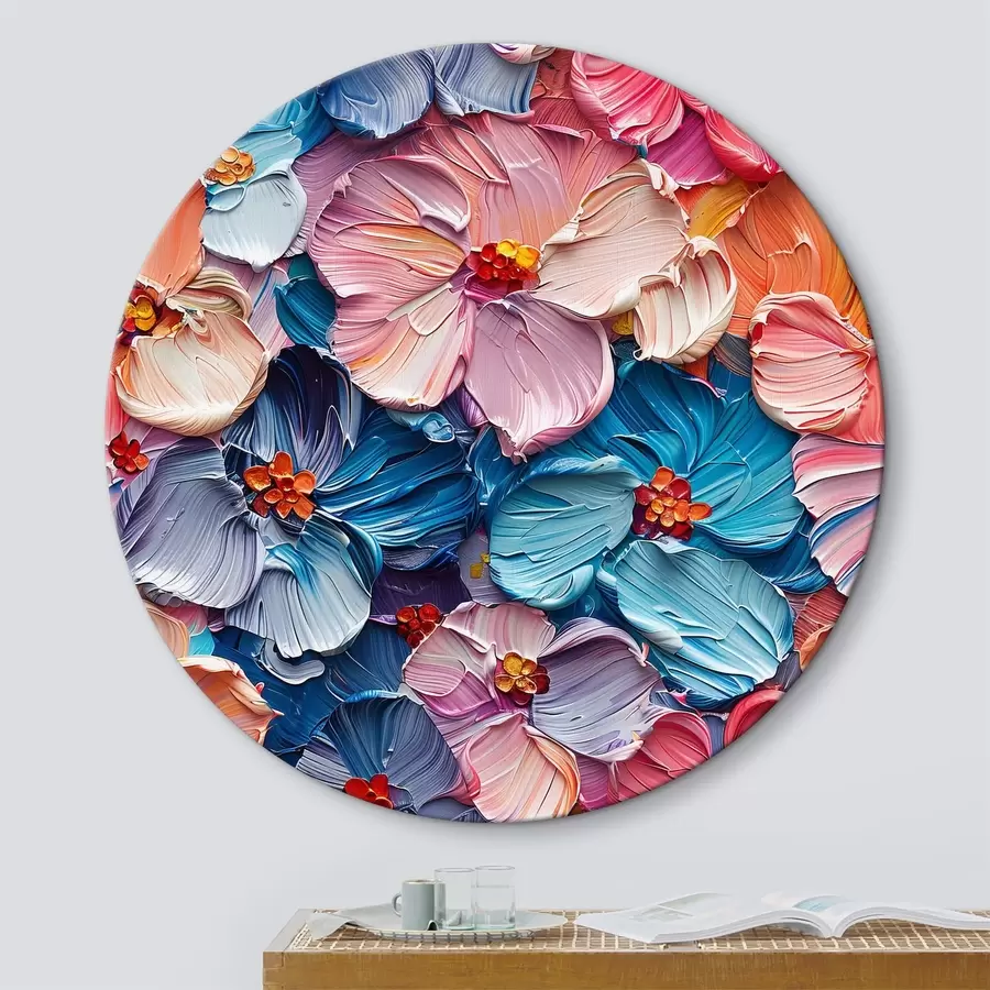 murales de pared Composición de flores acrílicas r39735