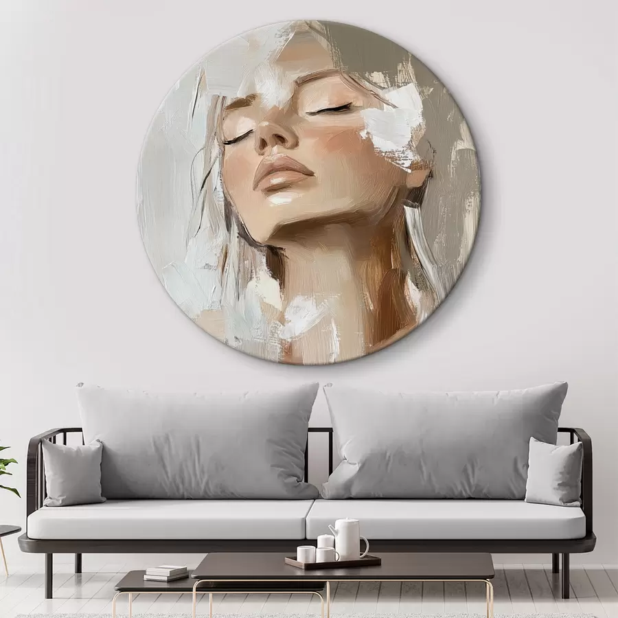 murales de pared Chica, óleo r39910