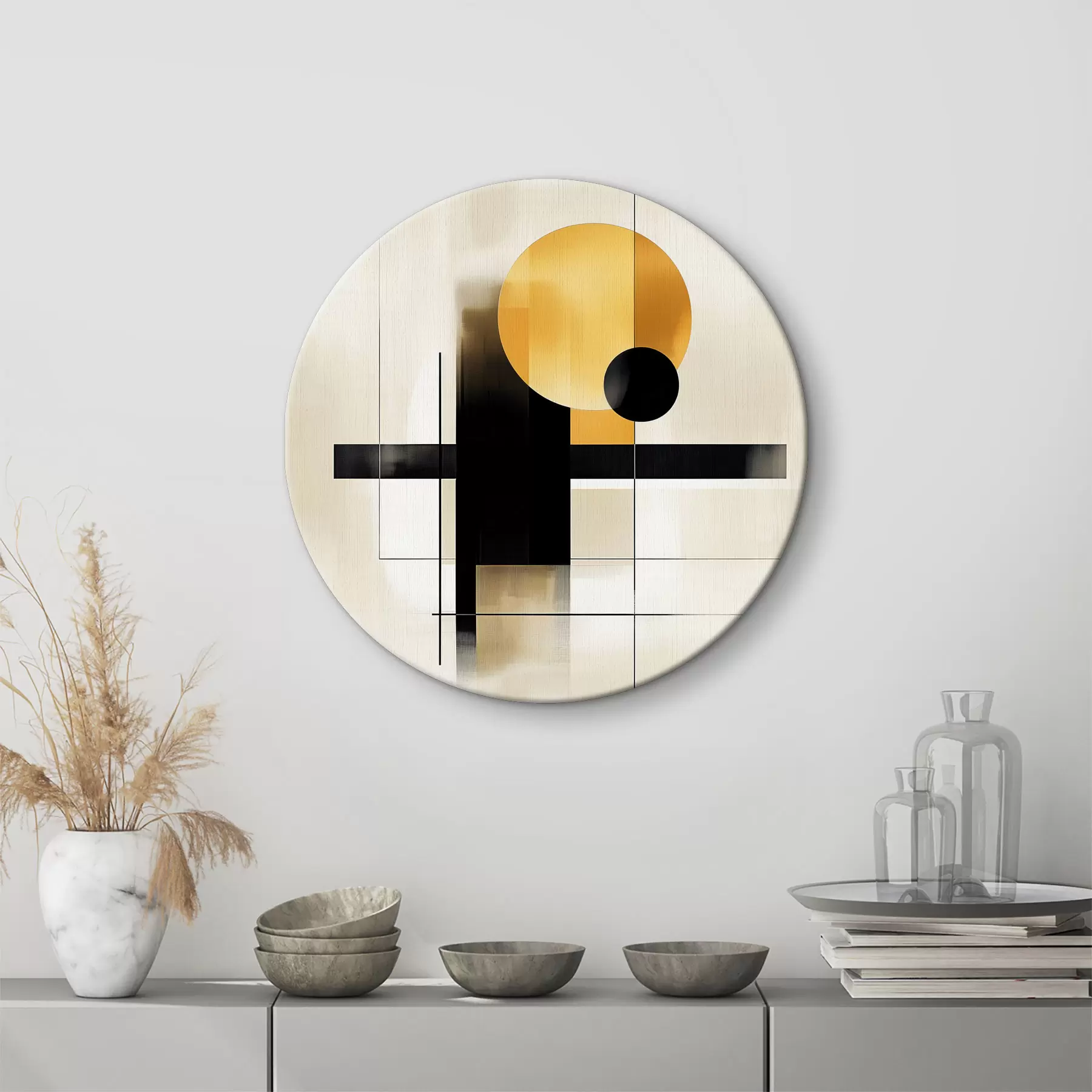 murales de pared Abstracción con formas geométricas r39993
