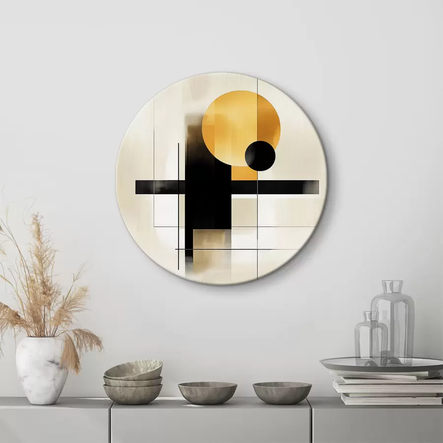 murales de pared Abstracción con formas geométricas r39993