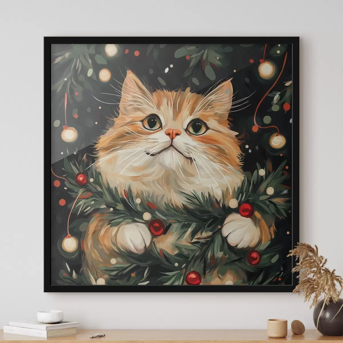 Poster Gato de Año Nuevo f42105