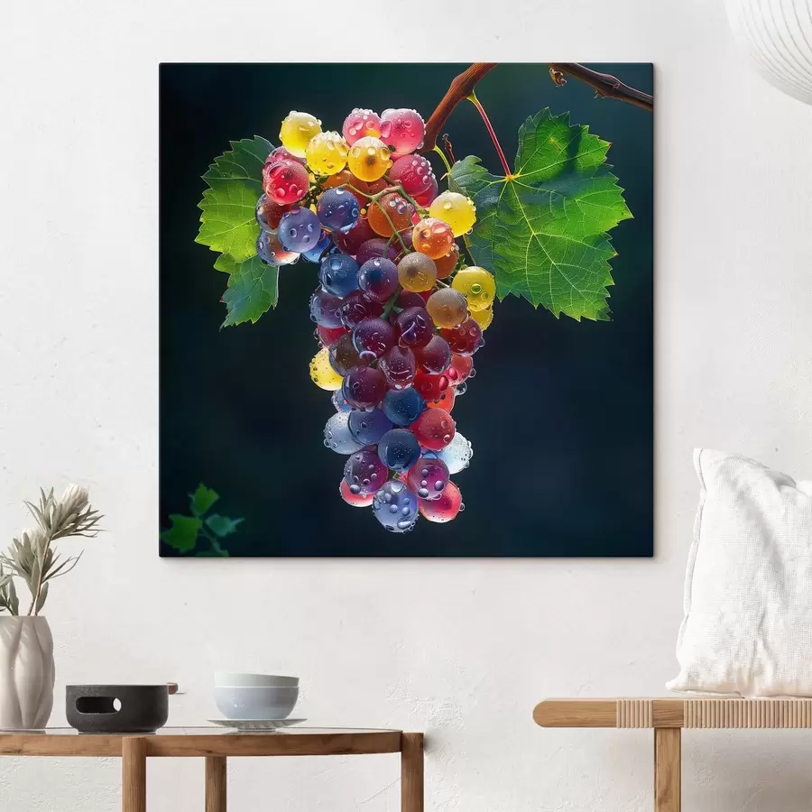 murales de pared Frutas, racimo de uvas s42071