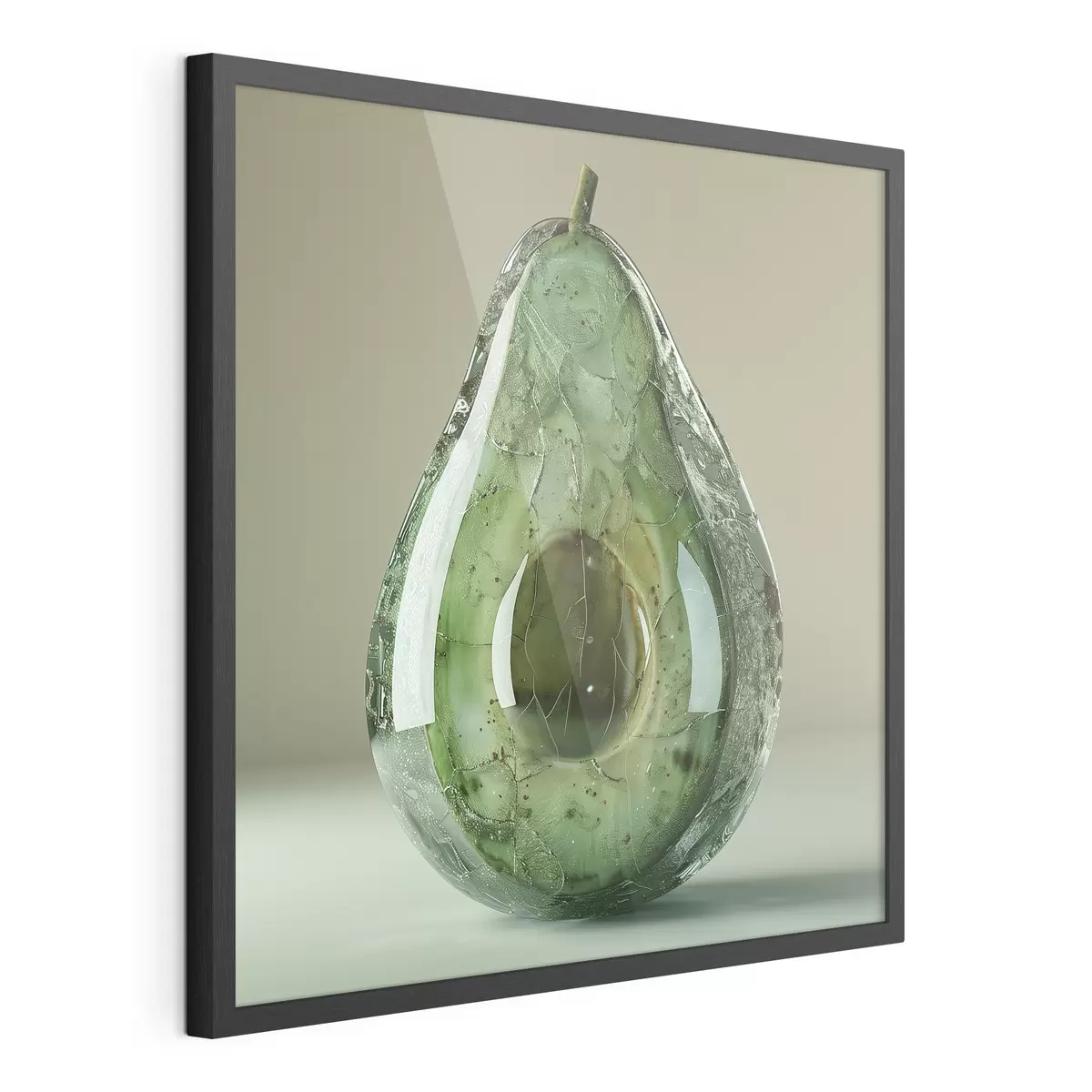 Poster Verduras, aguacate de cristal f42068