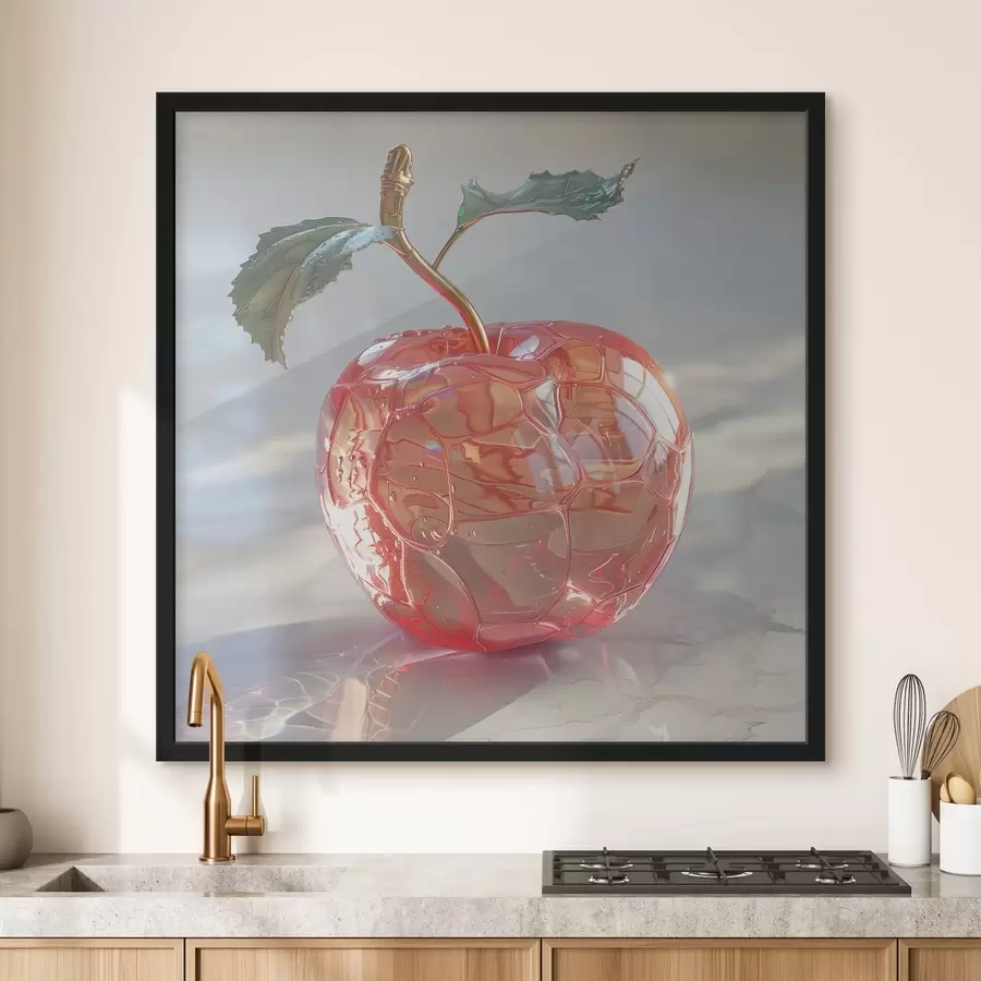 murales de pared Fruta, manzana transparente f42070