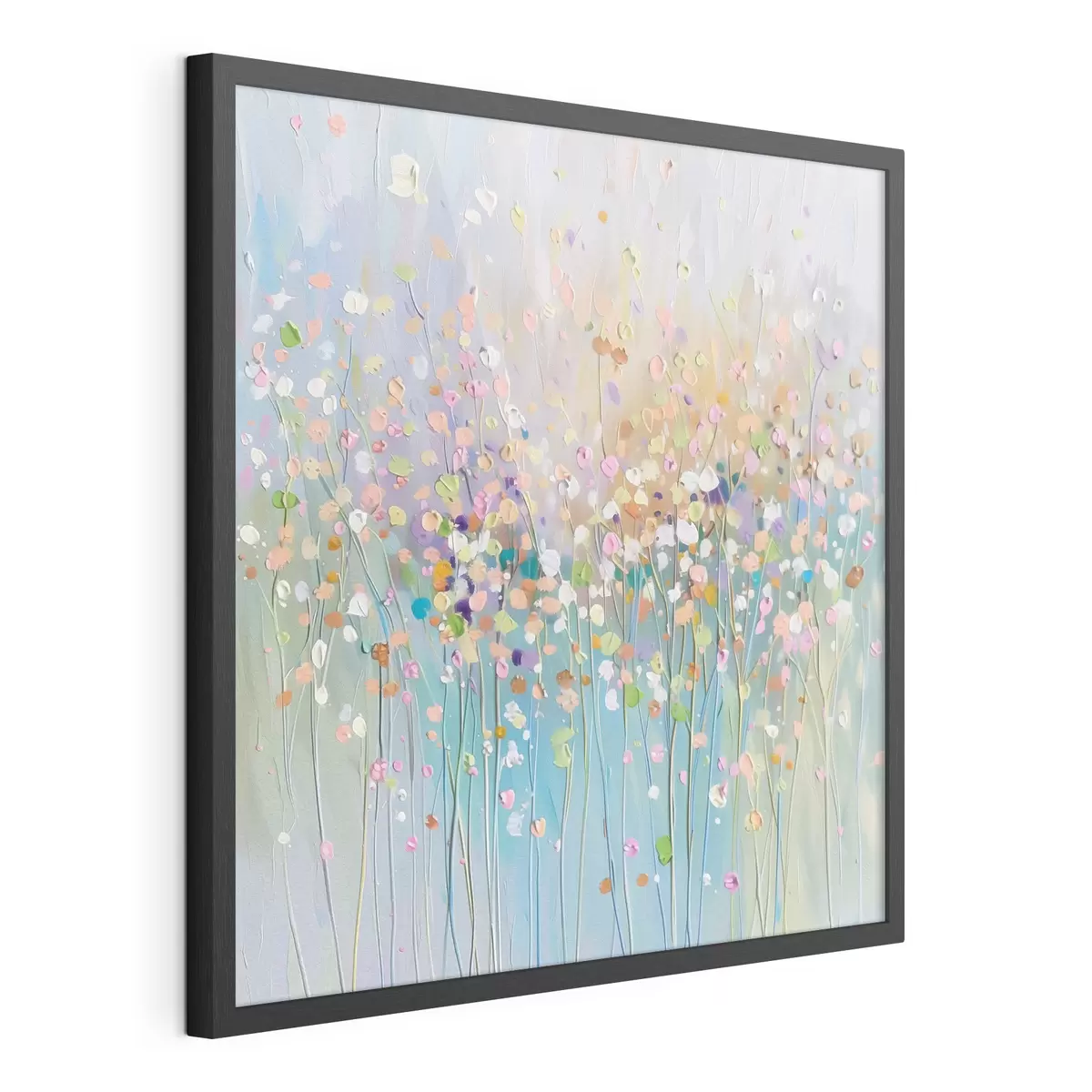 Poster Textura impresa de flores secas de colores f38426
