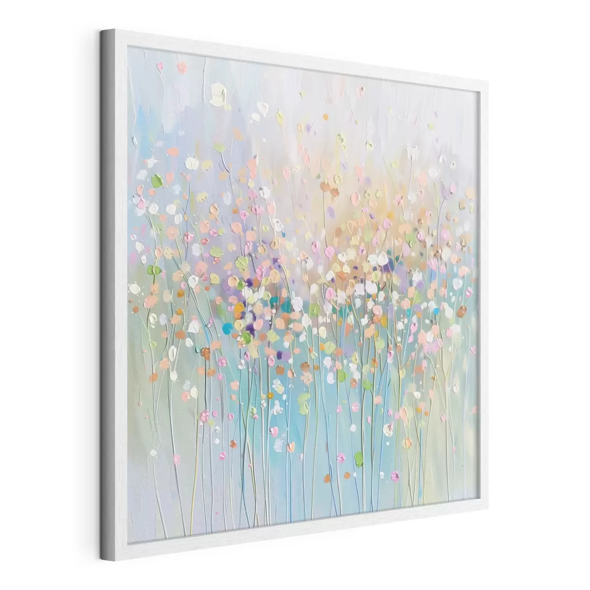 Poster Textura impresa de flores secas de colores f38426