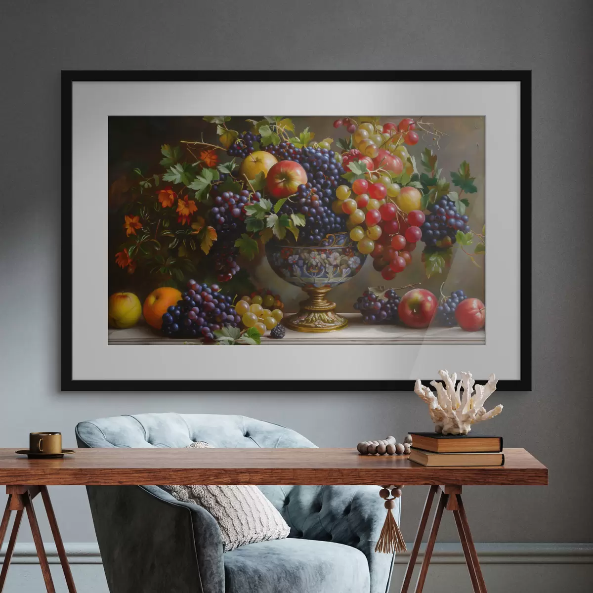 Poster Imagen de fruta en un jarrón f38468
