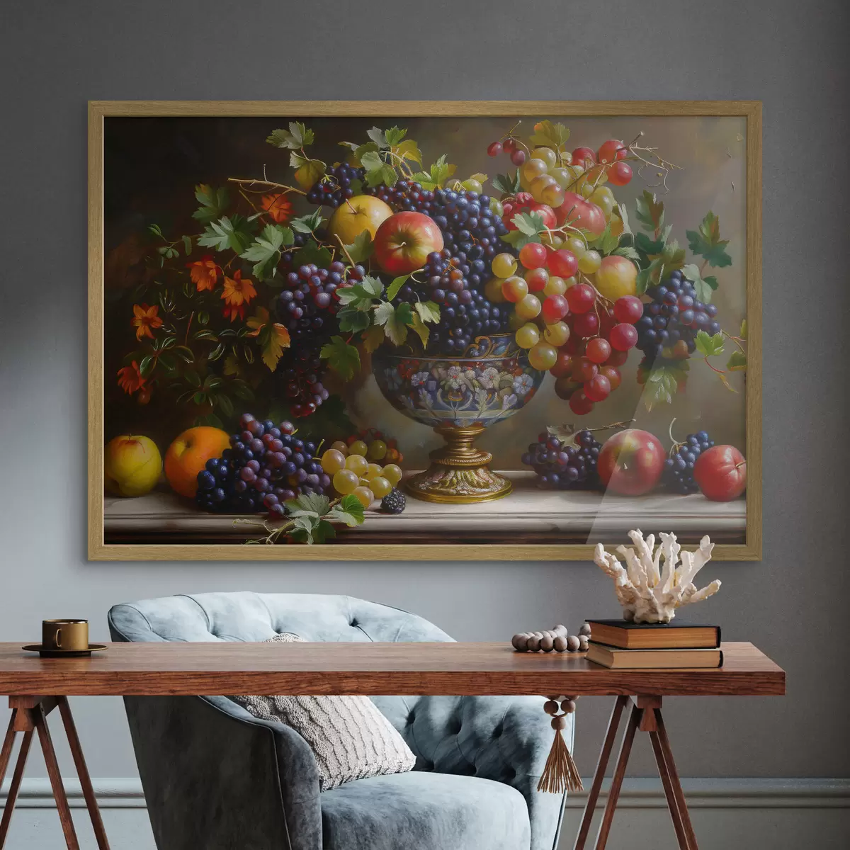 Poster Imagen de fruta en un jarrón f38468