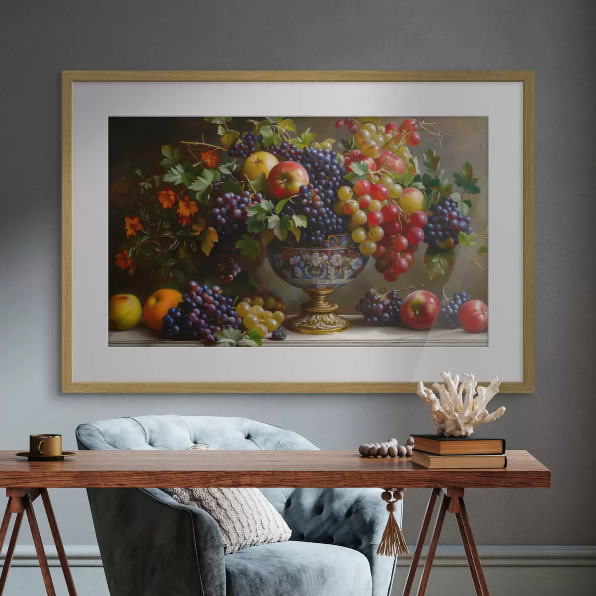 Poster Imagen de fruta en un jarrón f38468