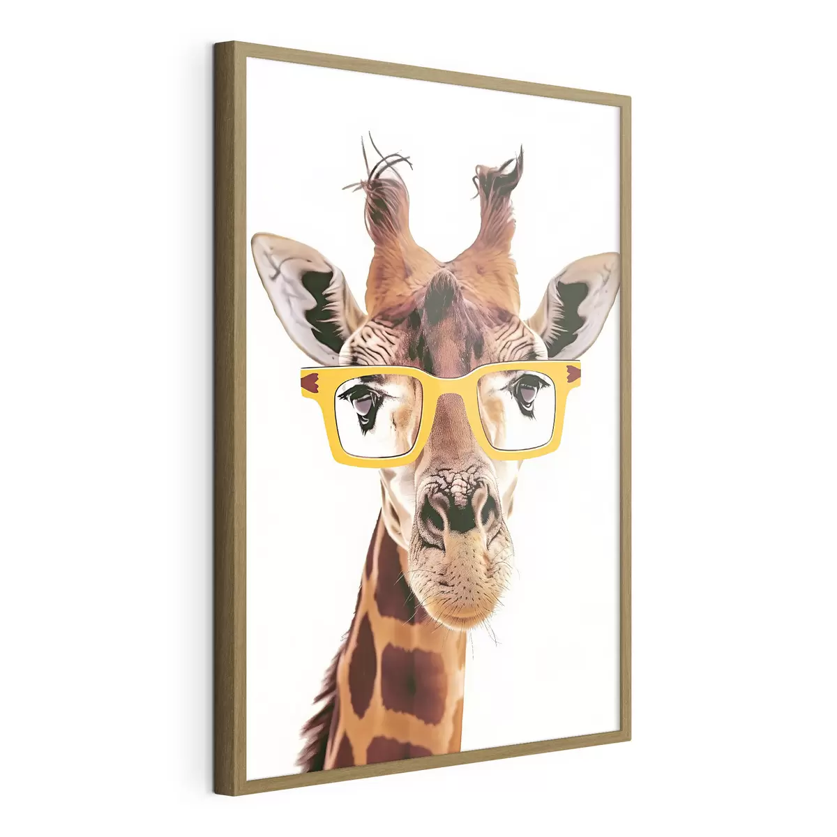 Poster Jirafa con gafas amarillas f38503