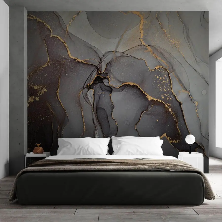 murales de pared Mármol grafito u49895