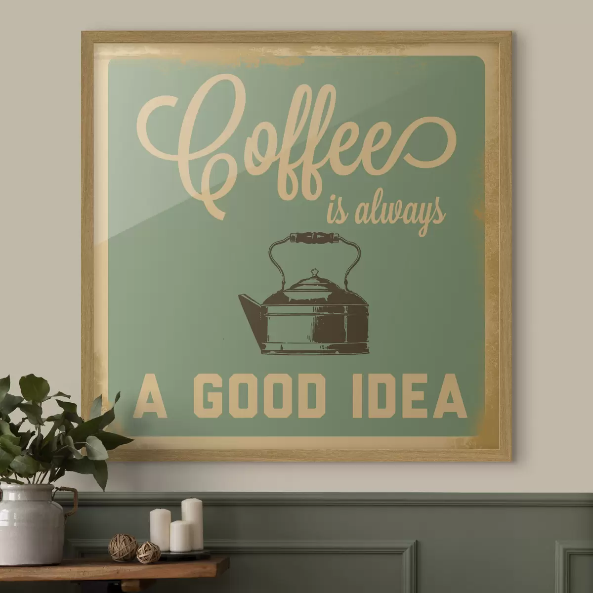 Poster Café y alegría f07842