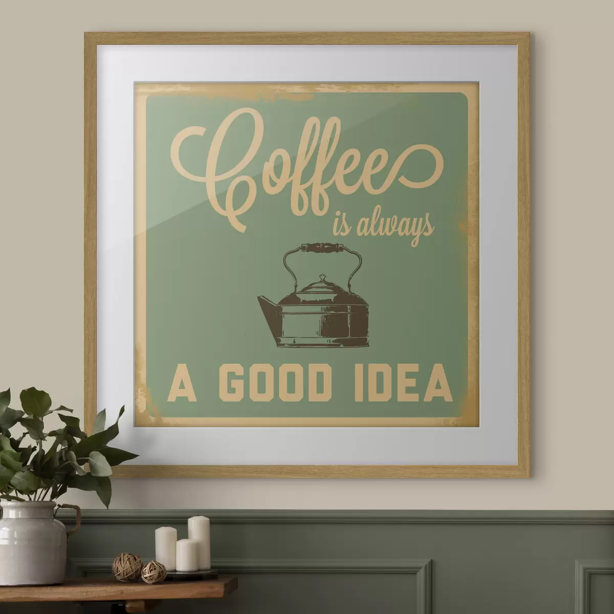 Poster Café y alegría f07842