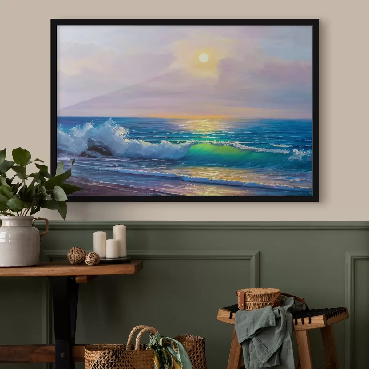 Poster Agua, nubes y cielo f17732