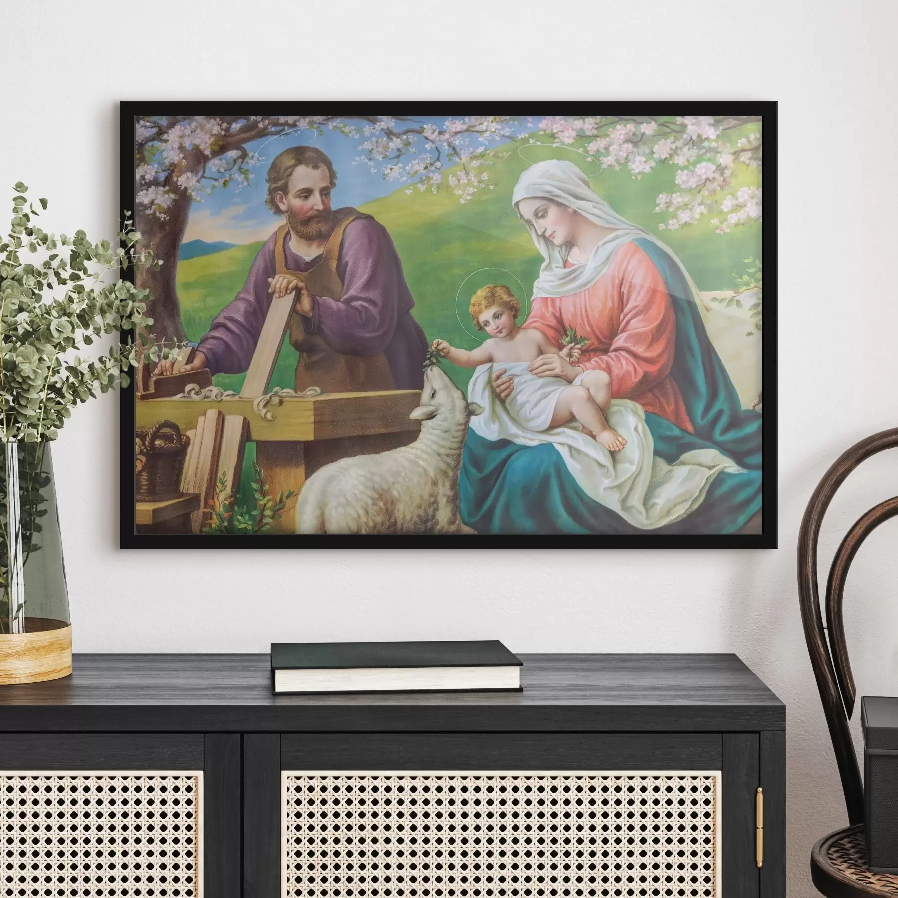 murales de pared Imagen de la Sagrada Familia f33496