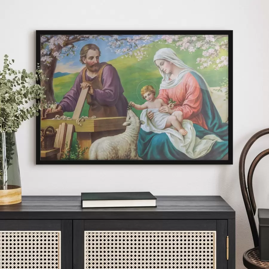 murales de pared Imagen de la Sagrada Familia f33496