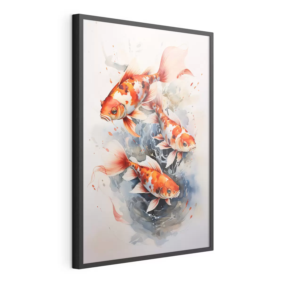 Poster Koi en el estanque f34247