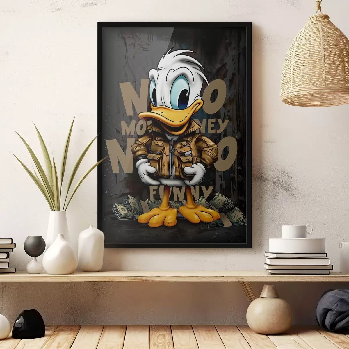 Poster El Pato Donald en un grafiti f35194