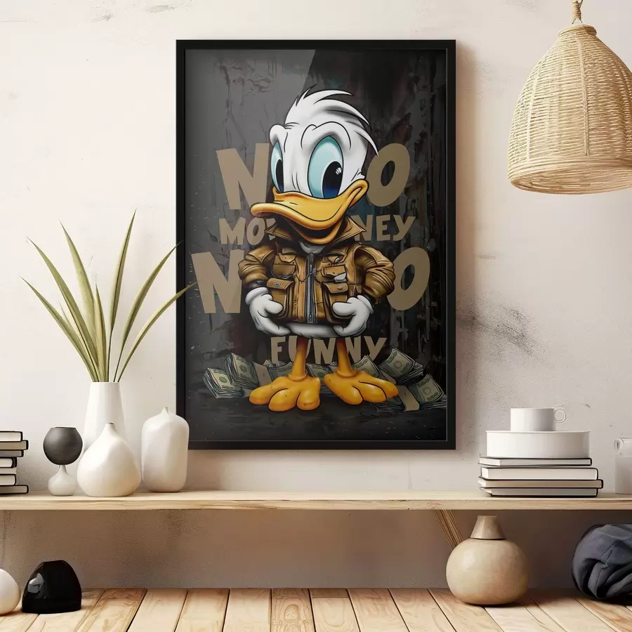 murales de pared El Pato Donald en un grafiti f35194