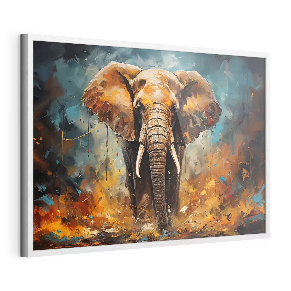 Poster Dibujo abstracto, elefante f35505